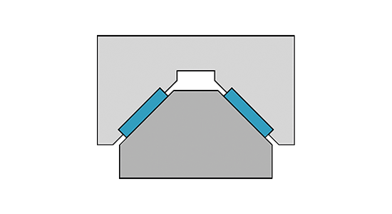 Trexonn Machine Tool Slideway Liners Technical Drawing